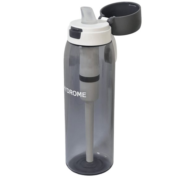 Vízszűrős kulacs - Tritán - Extra szűrővel - 750 ml - szürke - HydroMe