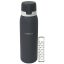 Vízszűrő kulacs - Rozsdamentes Acél - Extra szűrővel - 740 ml - szürke - HydroMe