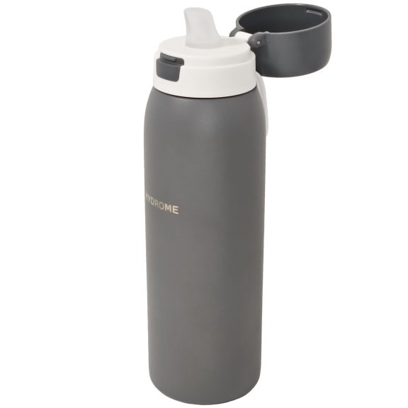 Vízszűrő kulacs - Rozsdamentes Acél - Extra szűrővel - 740 ml - szürke - HydroMe